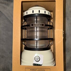 Barebones Cream Forest Lantern